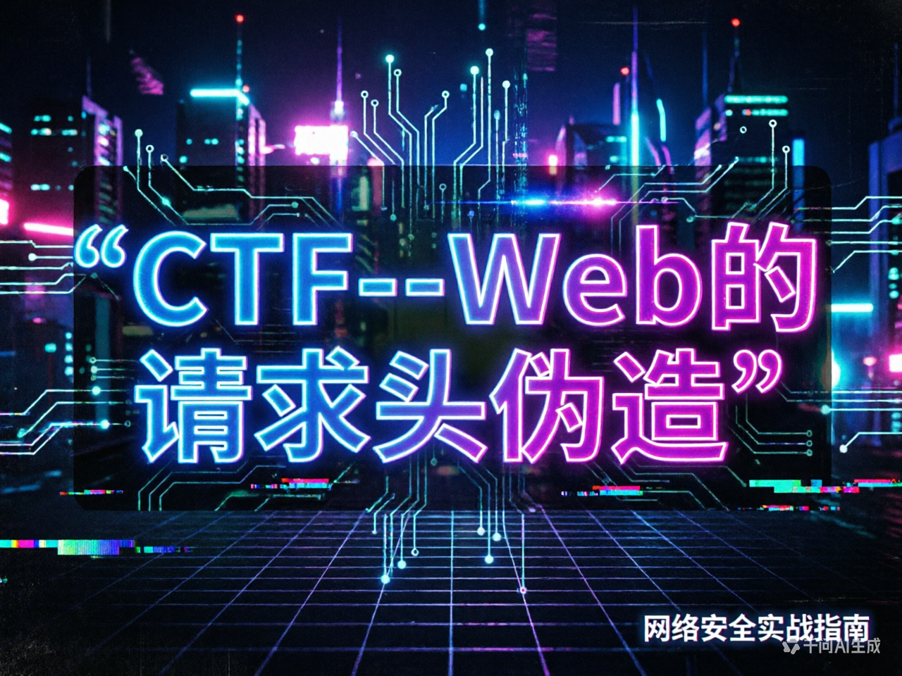CTF--Web的请求头伪造(简单的Wp)